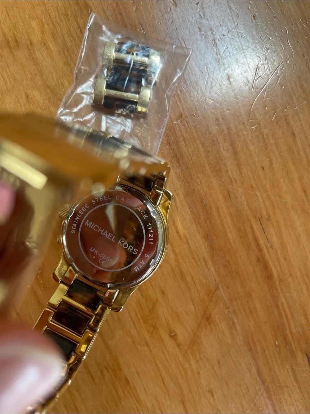 Michael Kors Gold-Tone Women's Chronograph Watch with Cream Dial